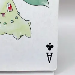 Chikorita Pokemon Play Poker Cards Gold Ho-Oh Nintendo Japanese Vintage Anime - Image 5