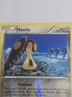 Pokemon Tcg Error- Crimp Card- Mawile BW Plasma Freeze 80/116 Reverse Holo - Image 4
