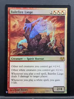1x BALEFIRE LIEGE - Eventide - MTG - NM - Magic the Gathering Foil Rare Card - Image 1