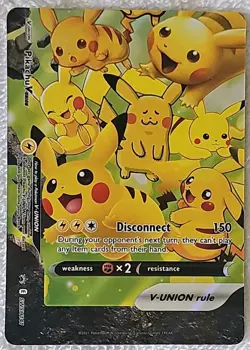 Pikachu V-Union SWSH141 SWSH: Sword & Shield Promo Cards Holo - Image 1
