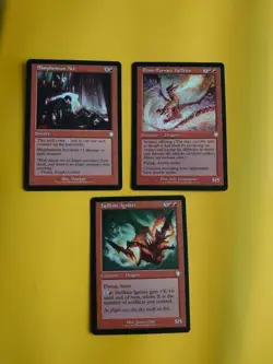 Hellkite Igniter, Blasphemous Act,Blast-Furnace hellkite MTG 3 red Card. - Image 1