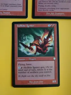 Hellkite Igniter, Blasphemous Act,Blast-Furnace hellkite MTG 3 red Card. - Image 2