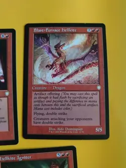Hellkite Igniter, Blasphemous Act,Blast-Furnace hellkite MTG 3 red Card. - Image 5
