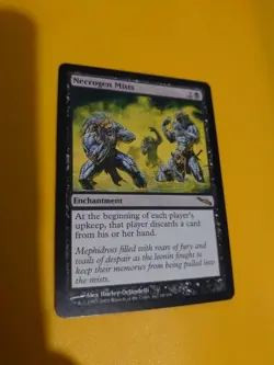 Necrogen Mists. Rare Enchantment MTG Card. Mirrodin. - Image 3
