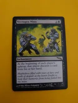 Necrogen Mists. Rare Enchantment MTG Card. Mirrodin. - Image 5