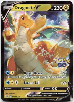 Dragonite V SWSH235 Holo Promo Sword & Shield Promo Pokemon Holo Near Mint - Image 1