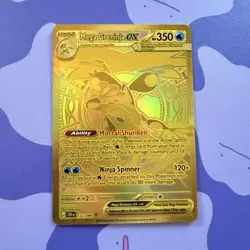 Pokemon TCG Mega Greninja EX 122/086 Ultra Rare Full Art Holo ENG 2026 HP 350 - Image 1