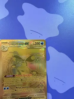 Pokemon TCG Mega Greninja EX 122/086 Ultra Rare Full Art Holo ENG 2026 HP 350 - Image 3