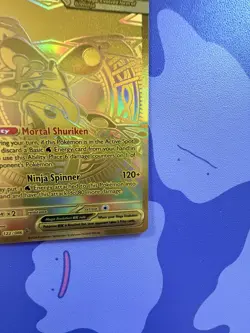 Pokemon TCG Mega Greninja EX 122/086 Ultra Rare Full Art Holo ENG 2026 HP 350 - Image 4