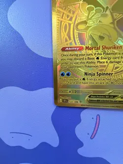 Pokemon TCG Mega Greninja EX 122/086 Ultra Rare Full Art Holo ENG 2026 HP 350 - Image 5