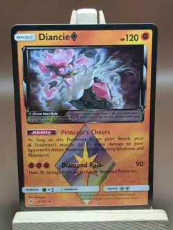 Pokemon TCG Diancie Prism Star 74/131 SM Forbidden Light Holo HP - Image 1