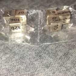 Pokemon TCG Gold Damage Counter D6 CCG Dice Set, Numbered, 6-Pack - Image 4