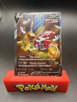 Hoopa V GG53/GG70 Holo V Rare Crown Zenith Galarian Gallery Pokemon NM - Image 1