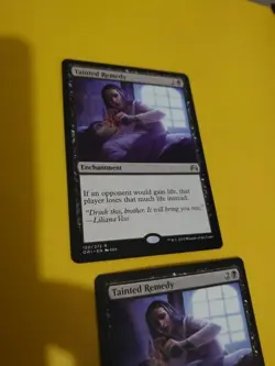 Tainted Remedy x2 Origins Enchantment rare MTG 2 Card. - Image 3