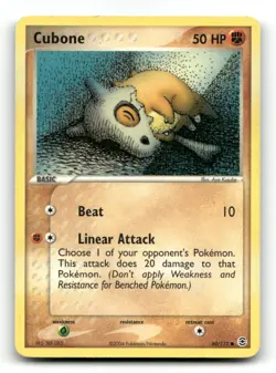 Cubone 60/112 Common FireRed & LeafGreen Pokemon MP - Image 1