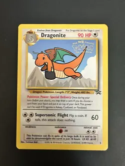 Pokemon Movie WB Promo Cards (1999) – Pikachu Mewtwo Dragonite Electabuzz - LP - Image 2