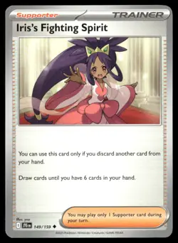 Iris's Fighting Spirit Journey Together 149/159 Uncommon Pokemon Near Mint - Image 1