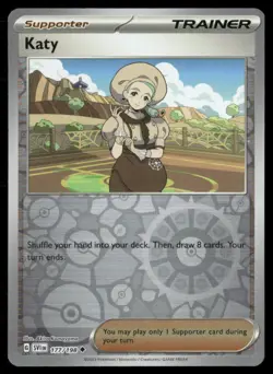Katy Scarlet & Violet 177/198 Uncommon Reverse Holo Pokemon Near Mint - Image 1