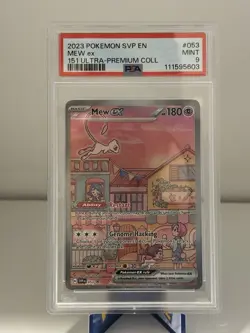 Pokemon Mew EX TCG Black Star Promo Card SVP053 UPC 151 PSA 9 - Image 1