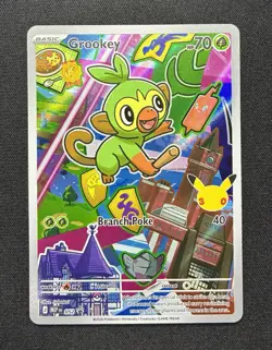 Grookey 052 Me: Mega Evolution Promo Holo First Partners Series 2 Pokemon TCG - Image 1