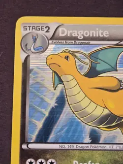 Dragonite 83/116 Plasma Freeze Holographic Pokemon Mid Era - Image 3