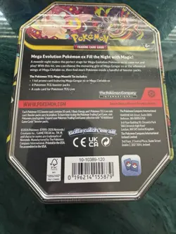Pokemon TCG Mega Moonlit Tin Mega Clefable Ex Sealed 💎🔥 - Image 2