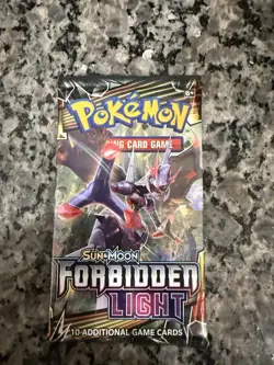 Pokemon TCG Sun & Moon Forbidden Light Booster Pack Brand New Sealed Unweighed - Image 1