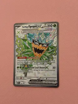 Pokemon TCG Teal Mask Ogerpon SVP166 Black Star Promo Full Art NM/M - Image 2