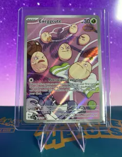 The Pokemon Company Exeggcute 192/191 Sv08 Holo Illus Rare ENG 30HP - Image 1