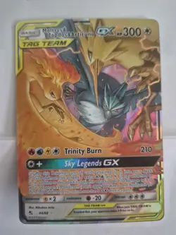 The Pokemon Company Hidden Fates Moltres & Zapdos & Articuno GX 44/68 Holo EN 3… - Image 1