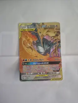The Pokemon Company Hidden Fates Moltres & Zapdos & Articuno GX 44/68 Holo EN 3… - Image 2