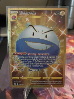 Electrode 222/198 SWSH06 Sword & Shield Chilling Reign Holo Card - Image 1