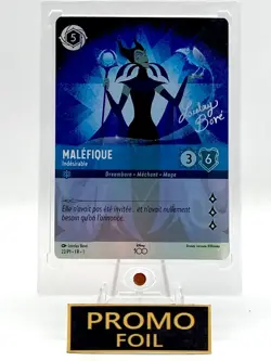 LORCANA carte promo FR 22/P1 Malefique🌟Foil🌟 Disney 100 ans neuve - Image 3