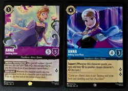 Disney Lorcana Elsa Anna 6 Card Lot /204 Princess Rare Legendary - Image 2