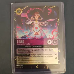 Disney Lorcana Belle Accomplished Mystic 41/P3 Quest Promo - Image 1