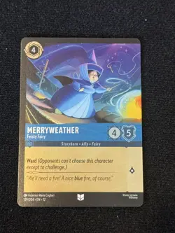 Disney Lorcana Merryweather - Feisty Fairy 139/204 Wilds Unknown Uncommon Foil - Image 1
