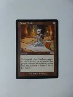 MtG Urza's Saga Noetic Scales NM $0.75 Flat Shipping VCT123917 - Image 1