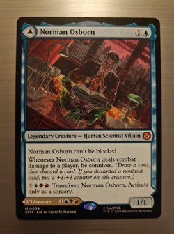 Norman Osborn/Green Goblin - Marvel's Spider-Man Card - SPM - #039 - NM - Image 1