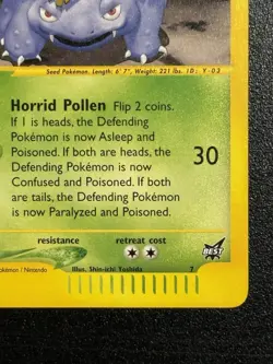 Dark Venusaur #7 Best of Game Promo 2003 Pokemon Card NM WOTC - Image 4