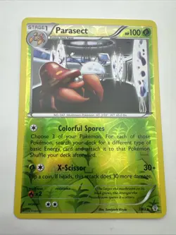Pokemon Card Parasect 7/83 XY Generations Reverse Holo Rare NM - Image 1