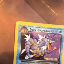 Pokemon TCG Dark Gyarados Wotc Promo Prerelease Holo Card 8/82 70HP Stage 1 - Image 3