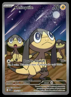 Pokemon Cards Helioptile 143/132 Mega Evolution Illustration Rare NM - Image 1