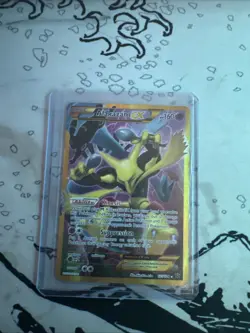 Pokemon TCG Alakazam EX Holo Ultra Rare 2016, 125/124 Card - Image 1