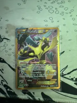 Pokemon TCG Alakazam EX Holo Ultra Rare 2016, 125/124 Card - Image 3