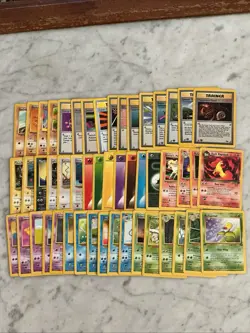 Pokemon Card Lot 1999 WOTC 50 Different Cards Lots Of 1st Edition Or Uncommon NM - Image 1