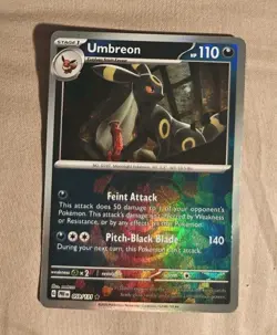 Umbreon (Master Ball Pattern) 059/131 Sv: Prismatic Evolutions Holo Mint Card - Image 1
