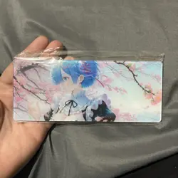 Rem Thick Acrylic Trading Card Anime Waifu Bookmark Ticket - Image 1