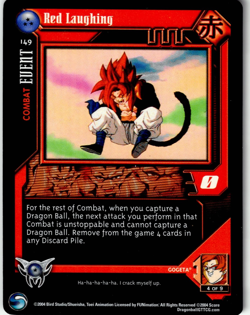 Red Laughing #149 Gogeta Dragon Ball GT Trading Card Game - Image 1