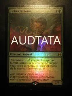 mtg magic Lotus Cobra de lotus FOIL FRENCH vf fr zendikar - Image 1