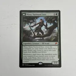 MTG Nissa, Vastwood Seer // Nissa, Sage Animist - Magic Origins #189 - Image 1